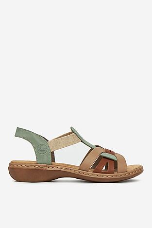 Сандали Rieker 65918-52 СВЕТЛОЗЕЛЕН