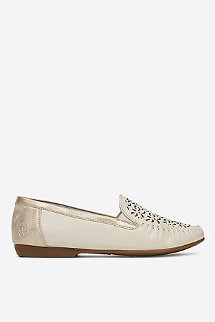 Baleriny Rieker CEO-L6350-60 Beżowy jasny