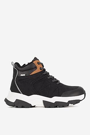 Vysoké šnurovacia topánky Action Boy AVO-3299-002 IV CH ČIERNA