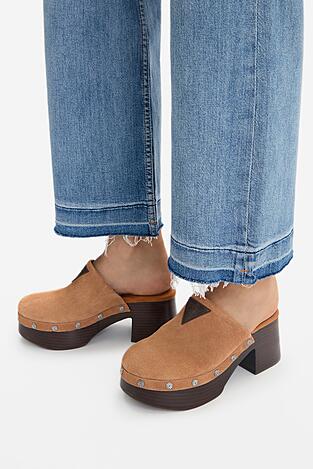 Klapki GUESS JEANS EO-JDGJ66-4 Brązowy jasny