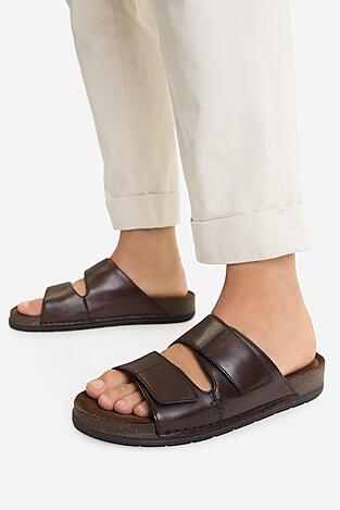 Klapki Lasocki CEO-BLAKE-05 MB Brązowy ciemny