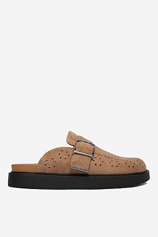 Klapki GUESS JEANS EO-HY2T709-3 Beżowy ciemny