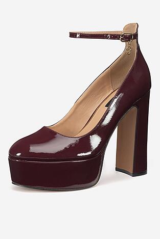 Czółenka NINE WEST WFA3040-1 Bordowy
