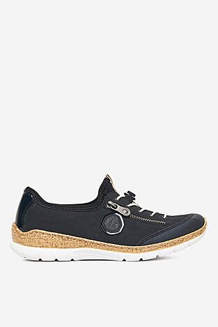 Sneakers Rieker N4263-14 Granatowy ciemny