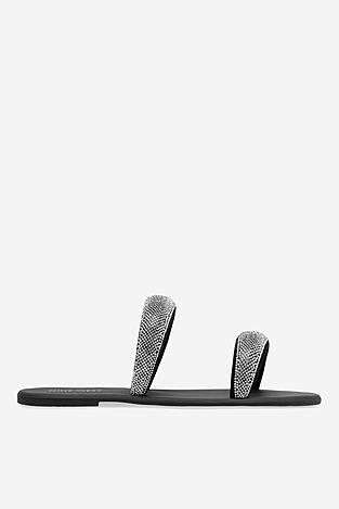 Klapki NINE WEST WFA2735-1 Srebrny