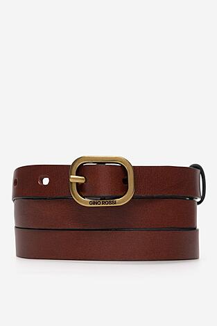 Pasek damski Gino Rossi BLYL23006 Brązowy