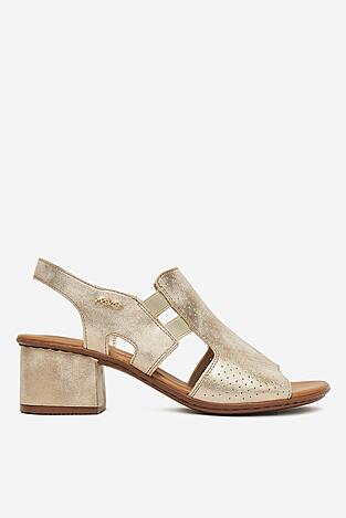 Sandały Rieker CEO-64665-60 Złoty
