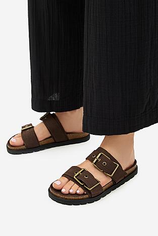 Klapki DeeZee CEO-HSCB25230318-2 Brązowy