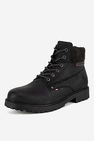 Šněrovací vyšší obuv U.S. POLO ASSN. YUMI002M/DL1 ČERNÁ