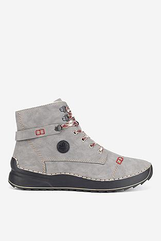 Botki Rieker 51544-64 Szary