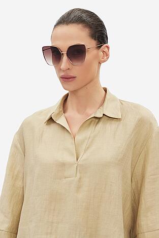 Okulary damskie Jenny 4WF-005-SS25 Złoty