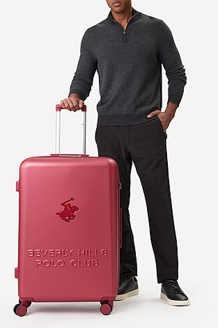 Walizka Beverly Hills Polo Club CEO-BHPC-L-004-08-BURGUNDY Bordowy