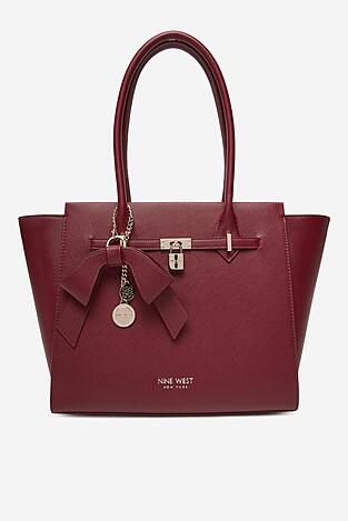 Torebka NINE WEST CEO-CHELSEA-CHARM-III-LX10186 Bordowy