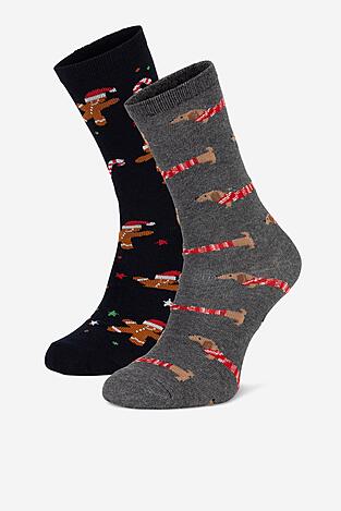 Чорапи Lasocki 2MB-002-AW24 (2-PACK) СИВ