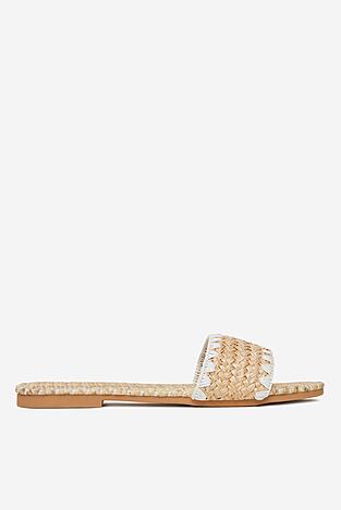 Pantofle DeeZee BP6097-5 BÍLÁ