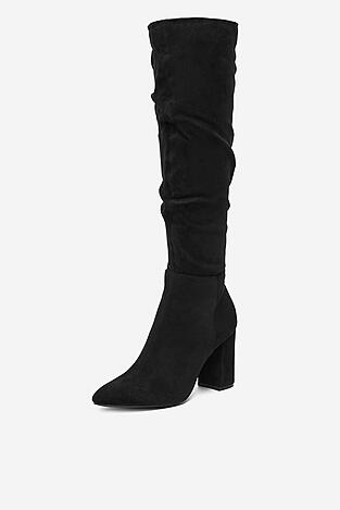 Csizma DeeZee SQ856-2-BLACK SU FEKETE