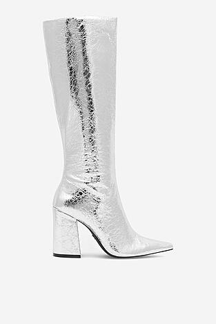 Kozaki NINE WEST SAMAA SJ1453-2 Srebrny