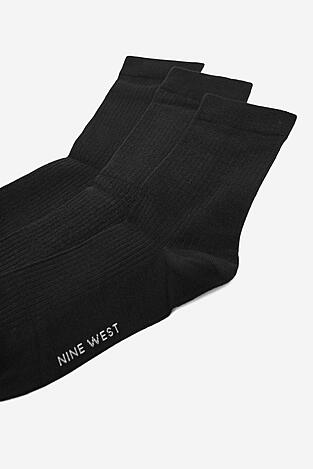 Zokni NINE WEST CEO_BR_NW_25081_W_AW25 (3 PACK) FEKETE