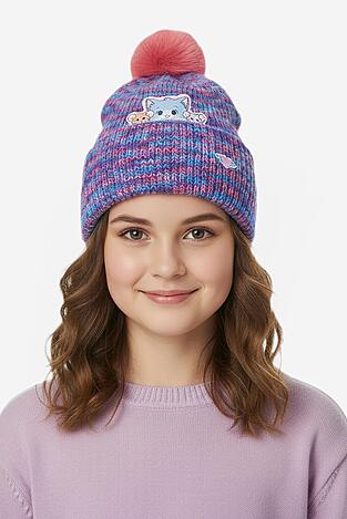 Dětská čepice TOM&JERRY GOKKO  CEO-ACCCS-AW25-324WBGTJ RŮŽOVÁ
