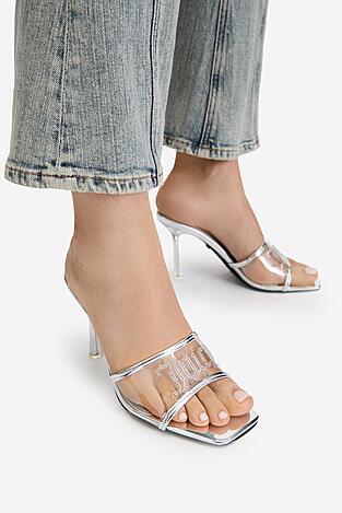 Klapki Juicy Couture EO-259-134-01 Srebrny