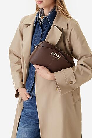 Дамска чанта NINE WEST CEO-ISABELLA-S23599-1 ТЪМНОКАФЯВ