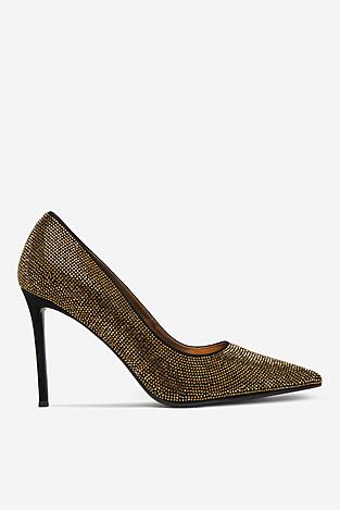 Czółenka EVA MINGE EO-LUISA-LT9058-8 Złoty