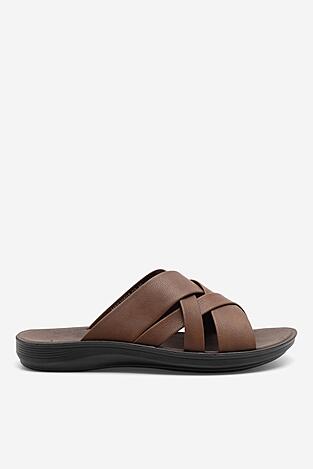 Klapki Lanetti MSS20505-02 Brązowy