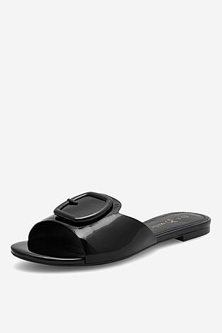 Klapki EVA MINGE REGINE-SL2273-1 Czarny