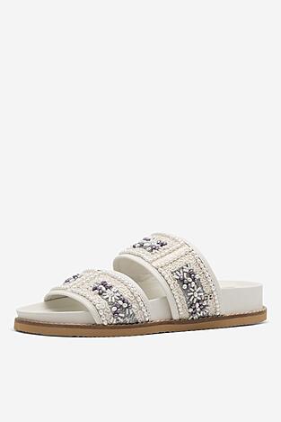 Klapki SAM EDELMAN I2880L1100 Biały