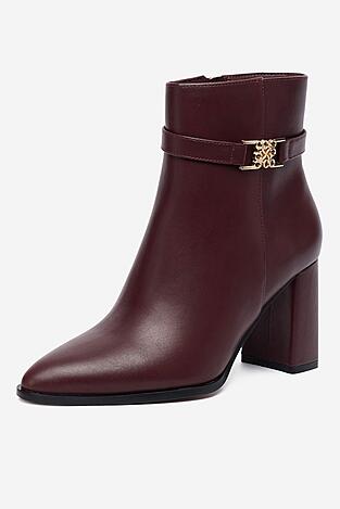 Členková topánka NINE WEST CEO-NASIRA-01 BORDÓ
