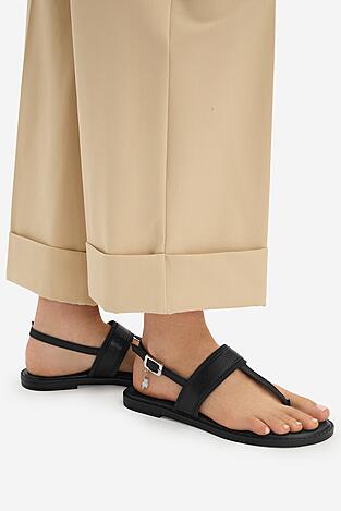 Sandały U.S. POLO ASSN. EO-CASSIE001W/6TY1 Czarny