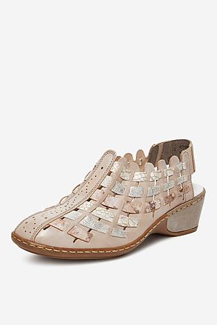 Sandały Rieker 47156-43 Beżowy ciemny