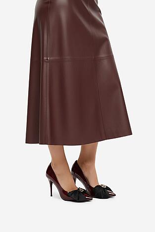 Czółenka EVA MINGE EO-KARA-163-1-1 Bordowy