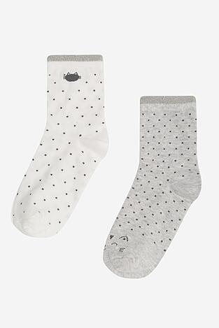 Skarpetki Nelli Blu 7KB-003-AW23 (2-PACK) Szary