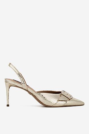 Елегантни обувки NINE WEST SJ1489-6 ЗЛАТИСТ