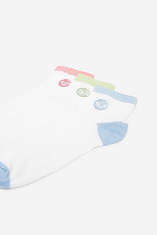 Чорапи ROXY AS_ROXY_04Z_SS25 (3-PACK) БЯЛ
