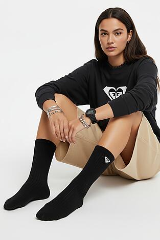 Skarpetki ROXY CEO_AS_ROXY_15_Z_AW25 (3-PACK) Czarny