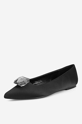 Balerínky DeeZee R24SS04000 ČIERNA