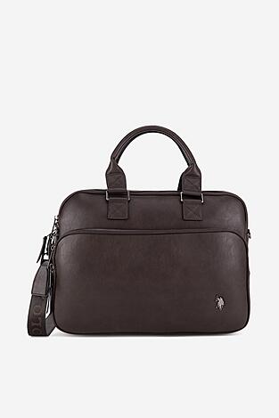 Мъжка чанта U.S. POLO ASSN. BIUXT8471MVP ТЪМНОКАФЯВ