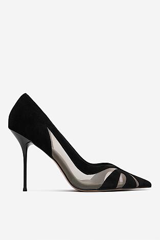 Czółenka EVA MINGE EO-YARA-LT2019-7 Czarny