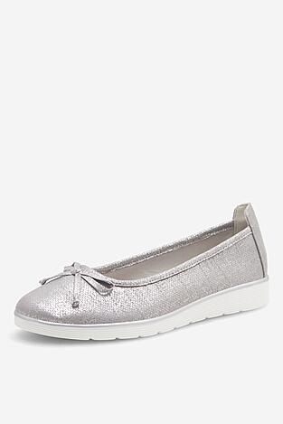 Baleriny Clara Barson WYL3650-3 Srebrny