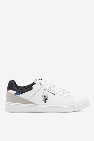 Tenisky U.S. POLO ASSN. ROKKO001M/CY4 BÍLÁ