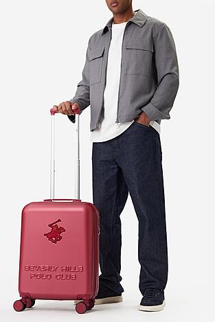 Walizka Beverly Hills Polo Club CEO-BHPC-S-004-08-BURGUNDY Bordowy