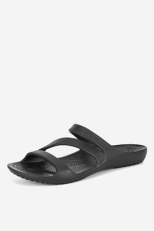 Klapki basenowe Crocs KADEE II SANDAL W 206756-001 Czarny