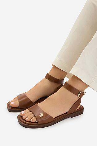 Sandały U.S. POLO ASSN. EO-MARINA001W/6Y1 Camel