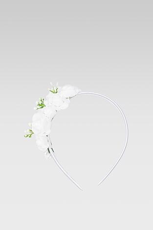 Bentiță pentru păr Nelli Blu 4WE-010-SS23 ALB