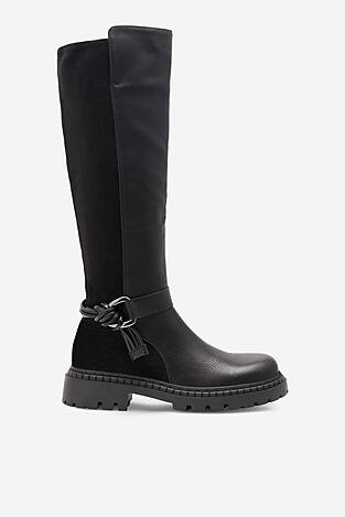Kozaki Clara Barson DIANA WS6102-06 Czarny