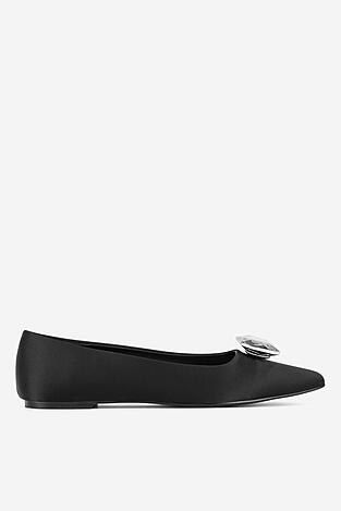 Balerínky DeeZee R24SS04000 ČIERNA
