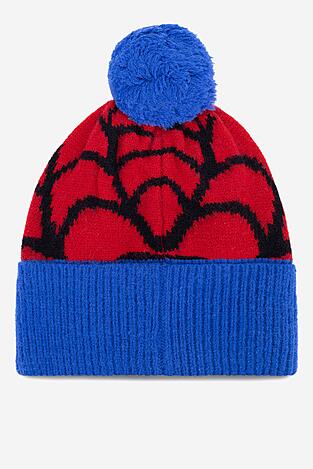 Dětská čepice Spiderman ACCCS-AW24-228SPRMV TMAVĚ MODRÁ
