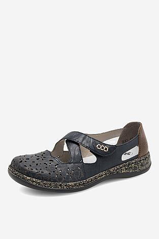 Балерина Rieker 463H4-14 КОБАЛТОВО СИНЬО